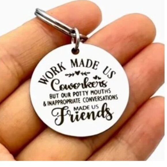 Work Made Us Coworkers Coffee Mug & Keychain Gift Set - NWOT - Picture 5 of 6